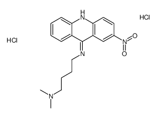 9-((4-(Dimethylamino)butyl)amino)-2-nitroacridine dihydrochloride Structure