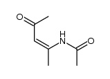 (Z)-1-methyl-1-(N-acetyl)amino-2-acetylethylene Structure