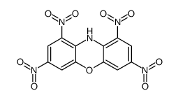 1,3,7,9-tetranitro-10H-phenoxazine结构式