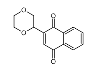 2-(1,4-dioxan-2-yl)naphthalene-1,4-dione结构式