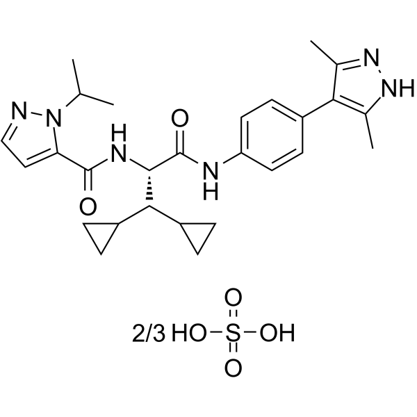 IL-17 modulator 4 sulfate Structure