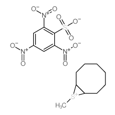 9-methyl-9-thioniabicyclo[6.1.0]nonane,2,4,6-trinitrobenzenesulfonate结构式