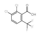 2,3-二氯-6-(三氟甲基)苯甲酸结构式