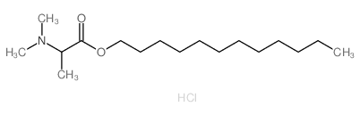 2-(二甲基氨基)丙酸十二酯盐酸盐结构式