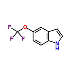 5-三氟甲氧基吲哚结构式