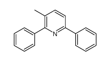 3-methyl-2,6-diphenylpyridine Structure