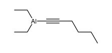 diethyl(1-hexynyl)aluminum结构式