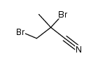 2,3-dibromo-2-methylpropanenitrile结构式