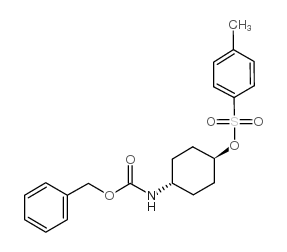 TRANS-4-CBZ-AMINOCYCLOHEXYL P-TOLUENESULPHONATE结构式