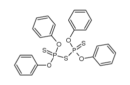 bis-(O,O'-diphenylphosphorothioyl)-sulfide Structure