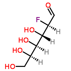 2-脱氧-2-氟-D-葡萄糖结构式