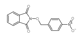 2-((4-硝基苄基)氧基)异吲哚啉-1,3-二酮结构式
