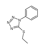5-ethylsulfanyl-1-phenyl-1H-tetrazole Structure
