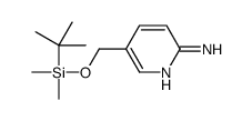 5-[[tert-butyl(dimethyl)silyl]oxymethyl]pyridin-2-amine Structure