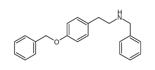 N-苄基-2-(苄氧苯基)乙胺(HCL)结构式