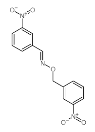 1-(3-nitrophenyl)-N-[(3-nitrophenyl)methoxy]methanimine Structure