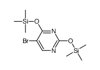 5-bromo-2,4-bis(trimethylsilyloxy)pyrimidine结构式