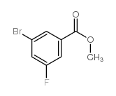 3-溴-5-氟苯甲酸甲酯结构式
