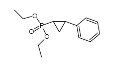 diethyl (2-phenylcyclopropyl)phosphonate结构式