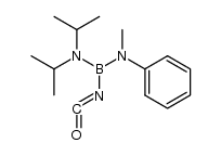 di-i-propylamino-methylphenylaminoisocyanatoborane Structure