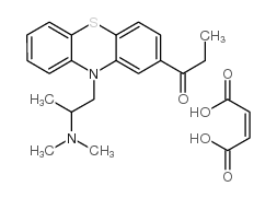 (Z)-but-2-enedioic acid,1-[10-[2-(dimethylamino)propyl]phenothiazin-2-yl]propan-1-one Structure