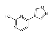 2(1H)-Pyrimidinone,4-(4-isoxazolyl)-(9CI) Structure