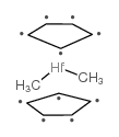 二(环戊二烯基)二甲基铪结构式