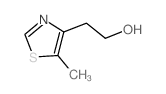 2-(5-甲基噻唑-4-基)乙醇结构式