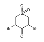 3,5-dibromo-1,1-dioxo-tetrahydro-1λ6-thiopyran-4-one Structure
