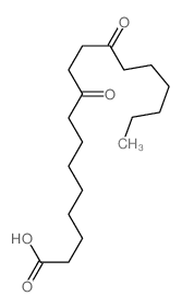 Octadecanoic acid, 9,12-dioxo- Structure