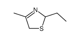 2-ethyl-4-methyl-2,5-dihydro-thiazole结构式