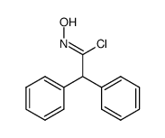 N-hydroxy-2,2-diphenylacetimidoyl chloride结构式