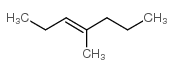 3-Heptene, 4-methyl- Structure