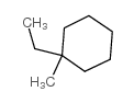 Cyclohexane, 1-ethyl-1-methyl- Structure
