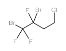 1,2-dibromo-4-chloro-1,1,2-trifluorobutane Structure