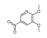 2,3-二甲氧基-5-硝基吡啶结构式