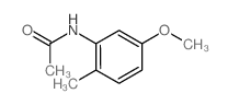 Acetamide,N-(5-methoxy-2-methylphenyl)-结构式