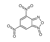 4,6-DINITROBENZOFURAZAN-N-OXIDE Structure