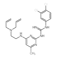 Guanidine,N-(3,4-dichlorophenyl)-N'-[4-[[2-(di-2-propen-1-ylamino)ethyl]amino]-6-methyl-2-pyrimidinyl]- picture