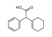 2-(1-cyclohexenyl)-2-phenylacetic acid Structure