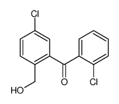 [5-chloro-2-(hydroxymethyl)phenyl]-(2-chlorophenyl)methanone Structure