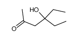 4-ethyl-4-hydroxy-hexan-2-one结构式