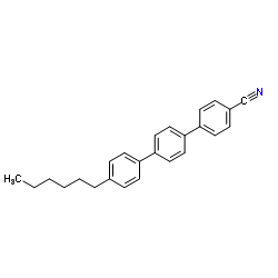 4-氰基-4'-己基三联苯结构式
