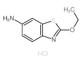 2-ethoxybenzothiazol-6-amine结构式