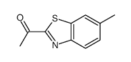 (9ci)-1-(6-甲基-2-苯并噻唑)-乙酮结构式