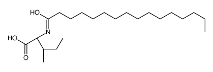 (2S,3S)-2-(hexadecanoylamino)-3-methylpentanoic acid结构式