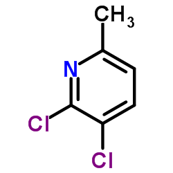 2,3-Dichloro-6-picoline structure