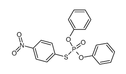 0,0-Diphenyl-S-(4-nitrophenyl)-thiophosphat结构式