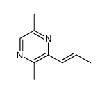 2,5-dimethyl-3-(E-1-propenyl)pyrazine Structure