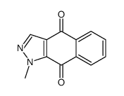 1-methylbenzo[f]indazole-4,9-dione Structure